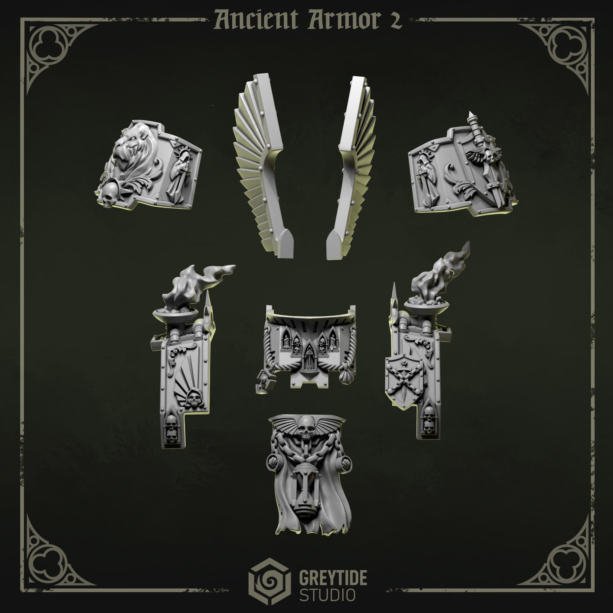 Eternal Pilgrims Ancient Armour set 2 - GreyTide Studios