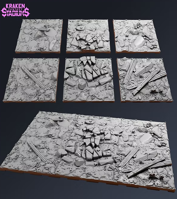 Kraken Studios - Fantasy Stadiums, Rock Pitch