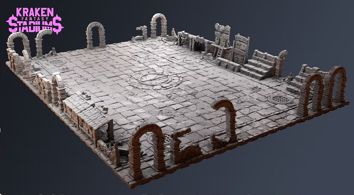 Kraken Studios - Fantasy Stadiums, Stone Pitch