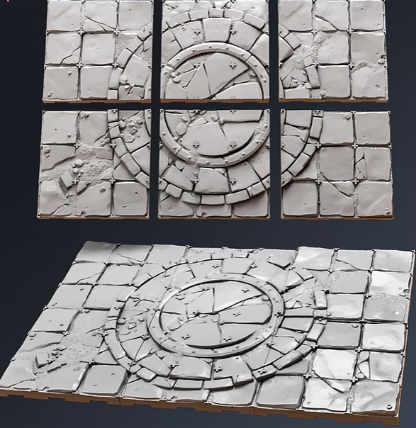 Kraken Studios - Fantasy Stadiums, Stone Pitch