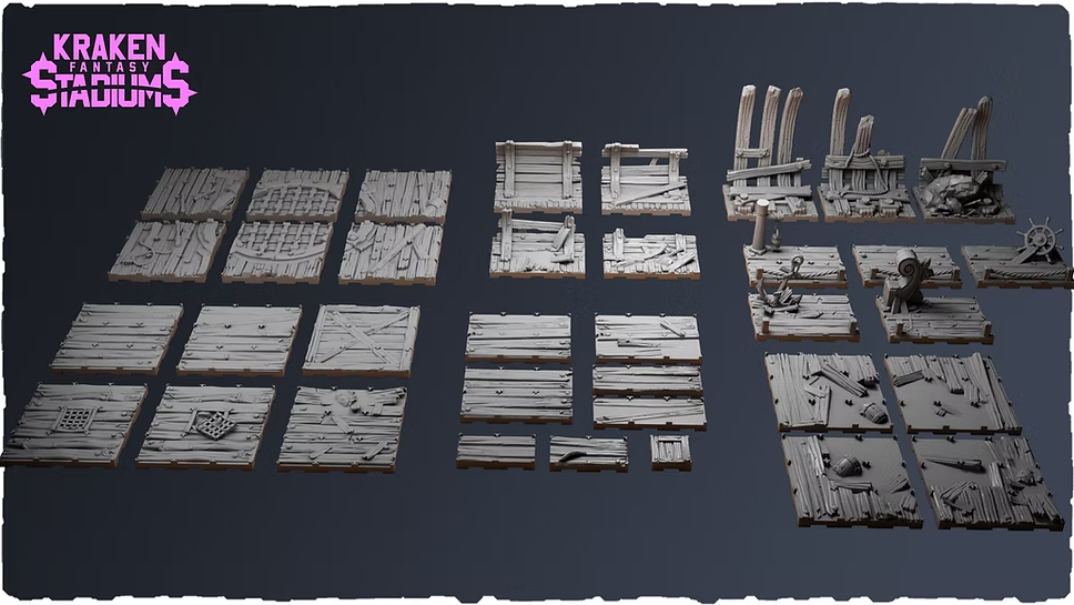 Kraken Studios - Fantasy Stadiums, Rock Pitch