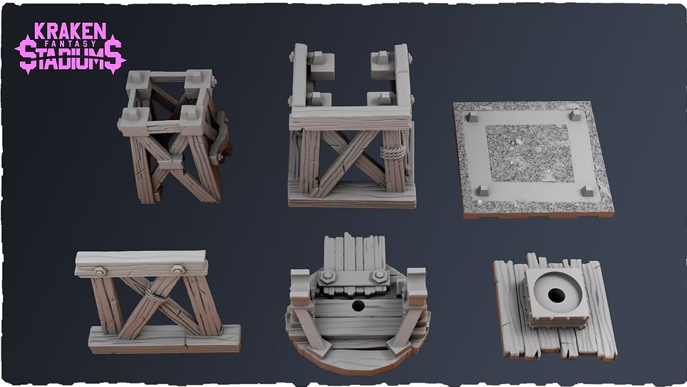 Kraken Studios - Fantasy Stadiums, Flood Lights