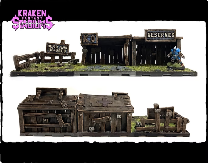 Kraken Studios - Fantasy Stadiums, Grass Dugout