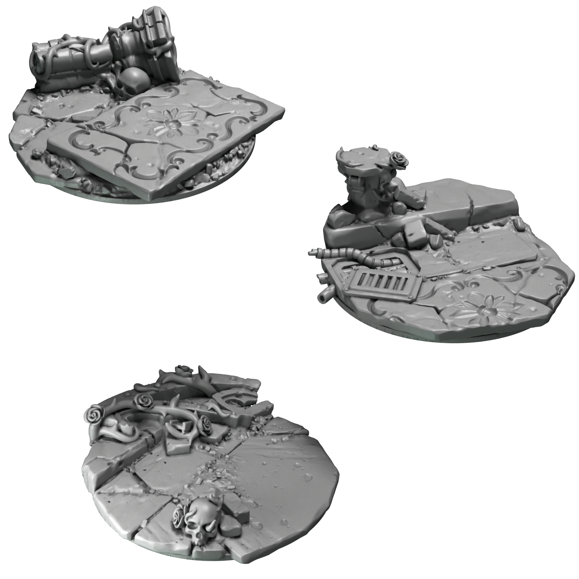 Crimson Lords 40mm Base Toppers