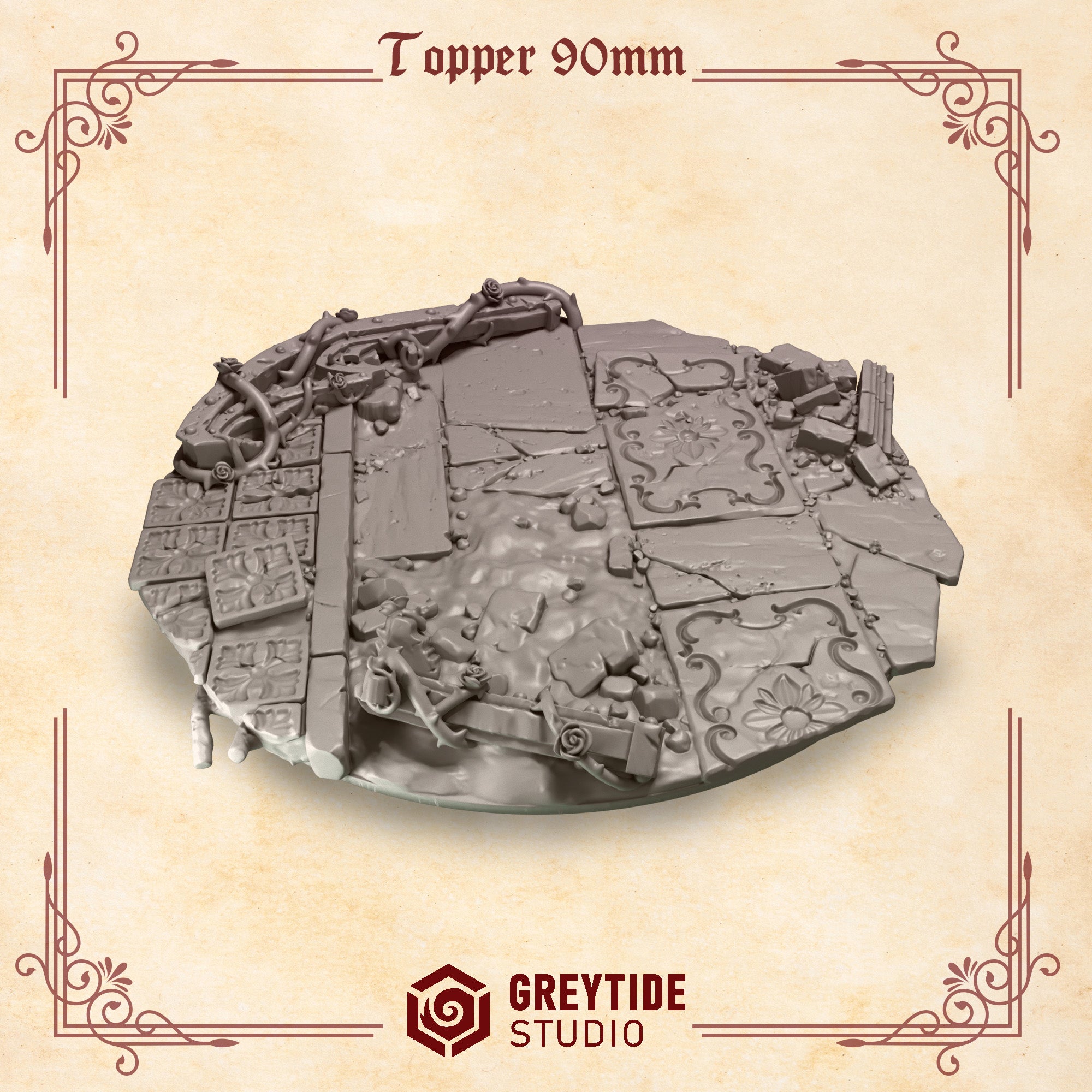 Crimson Lords 90mm Base Topper