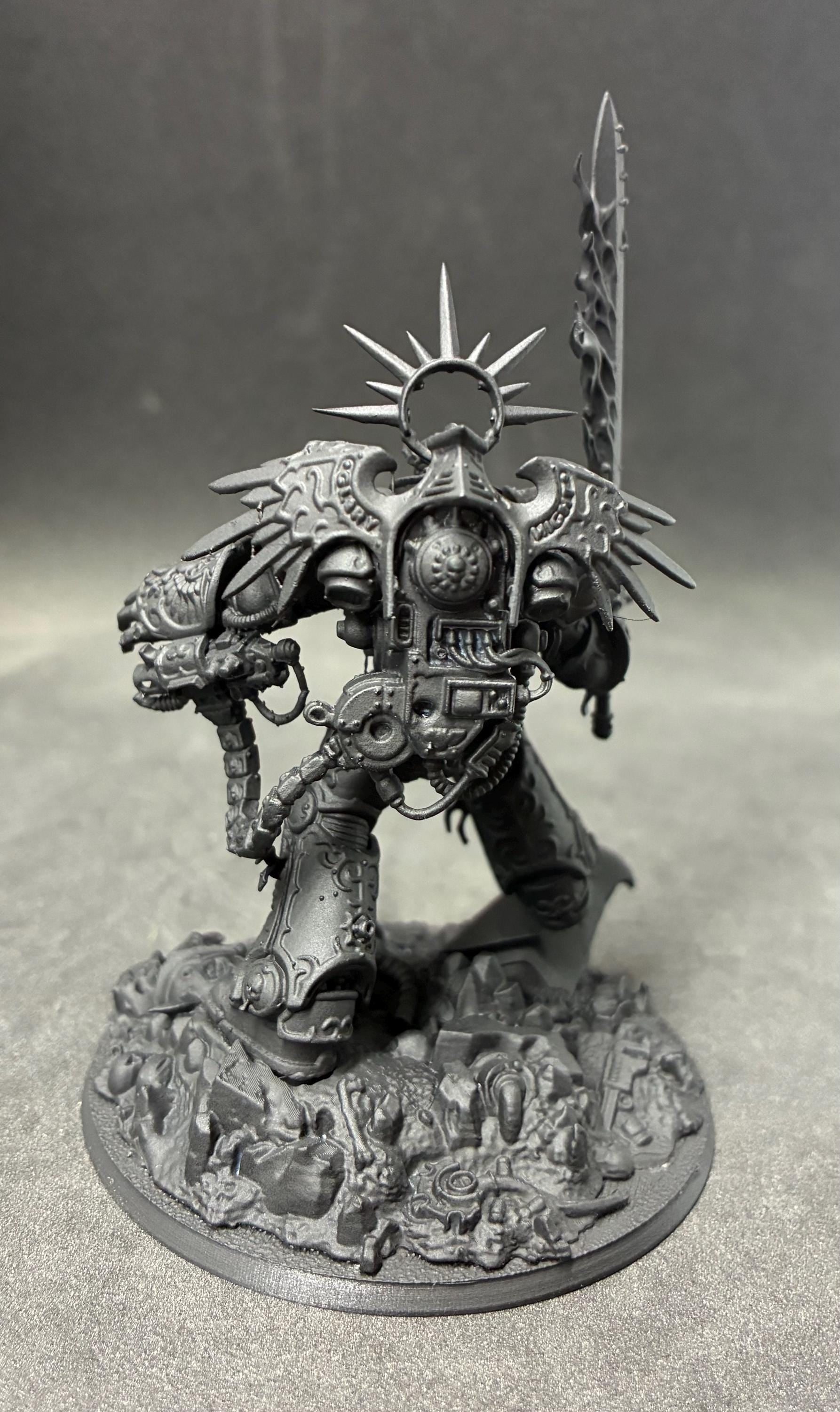 Space Marine Commander inspired model.