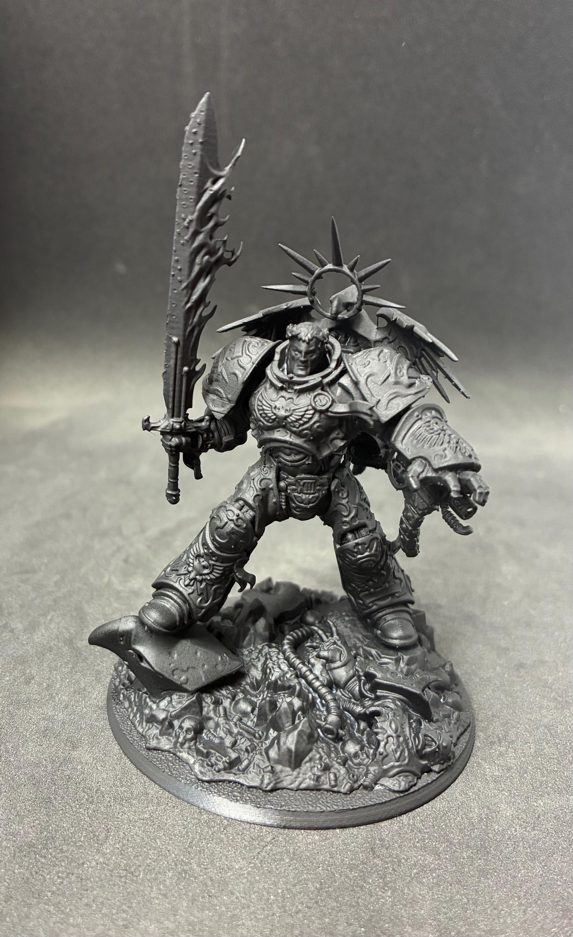 Space Marine Commander inspired model.