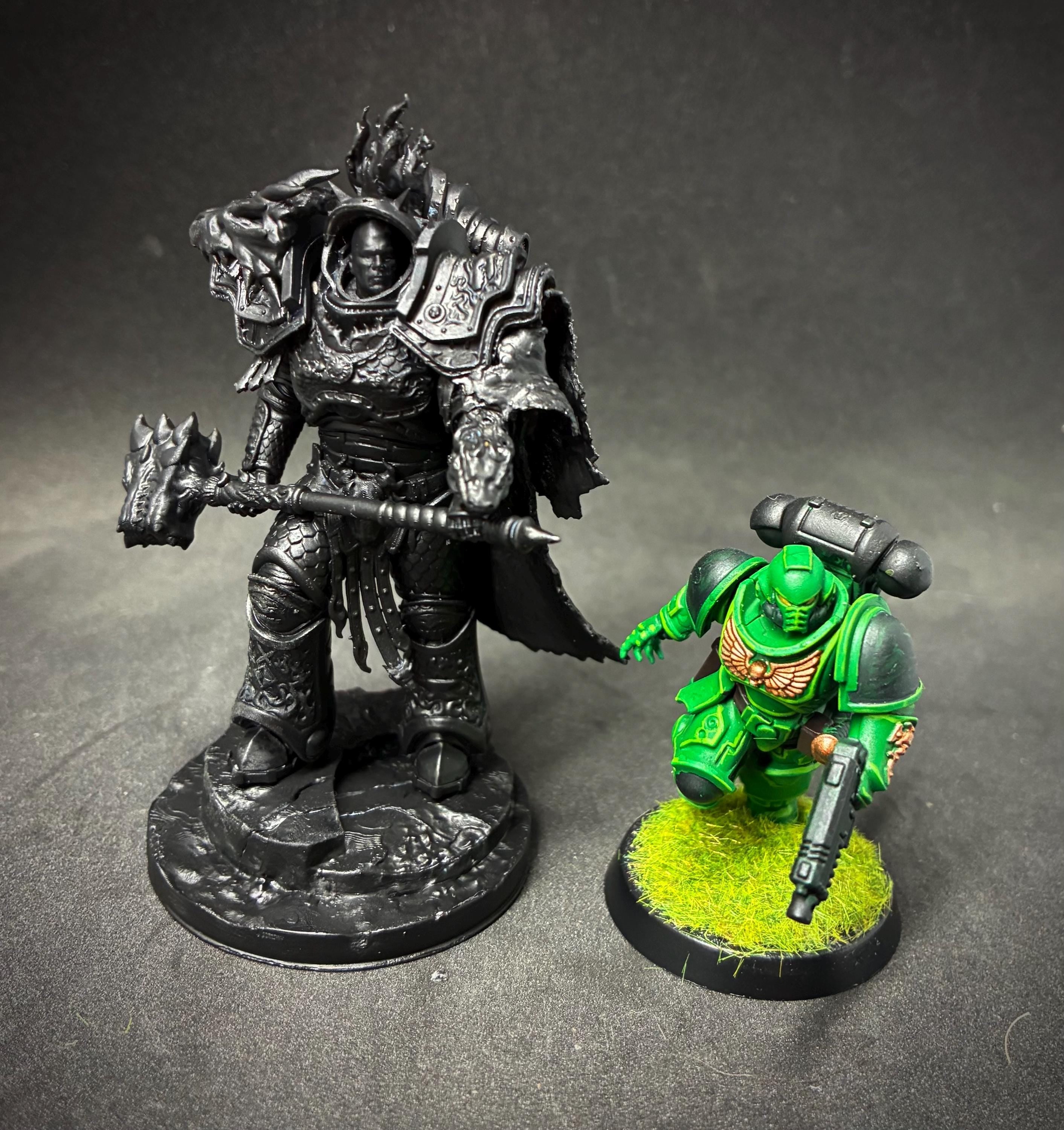 Primarch of the Salamanders Legion inspired model.