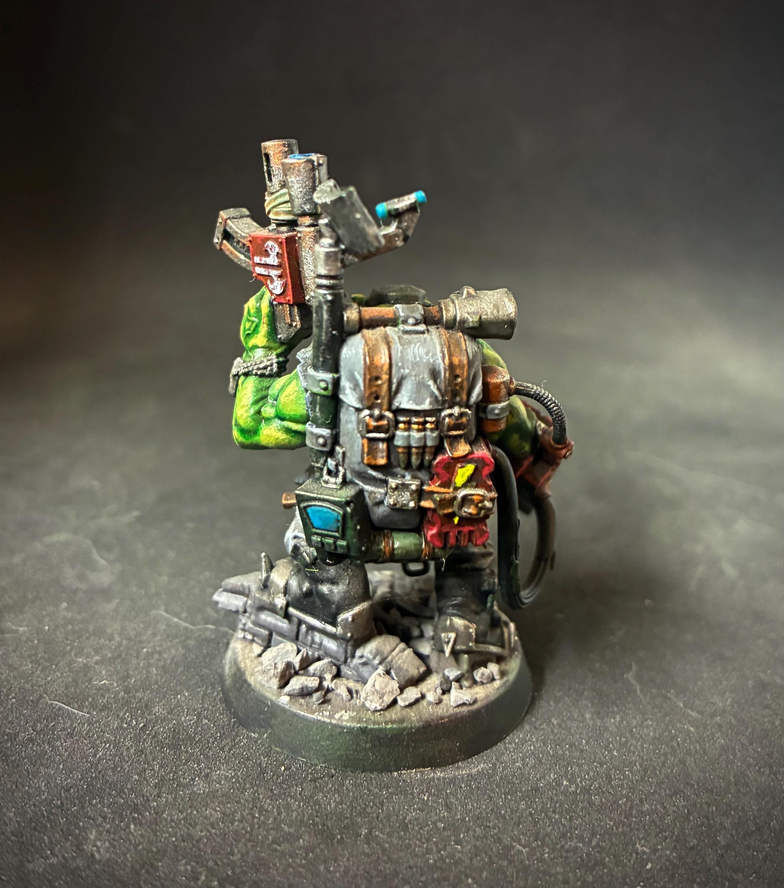 Original, Warhammer 40K Ork Commando - Painted.