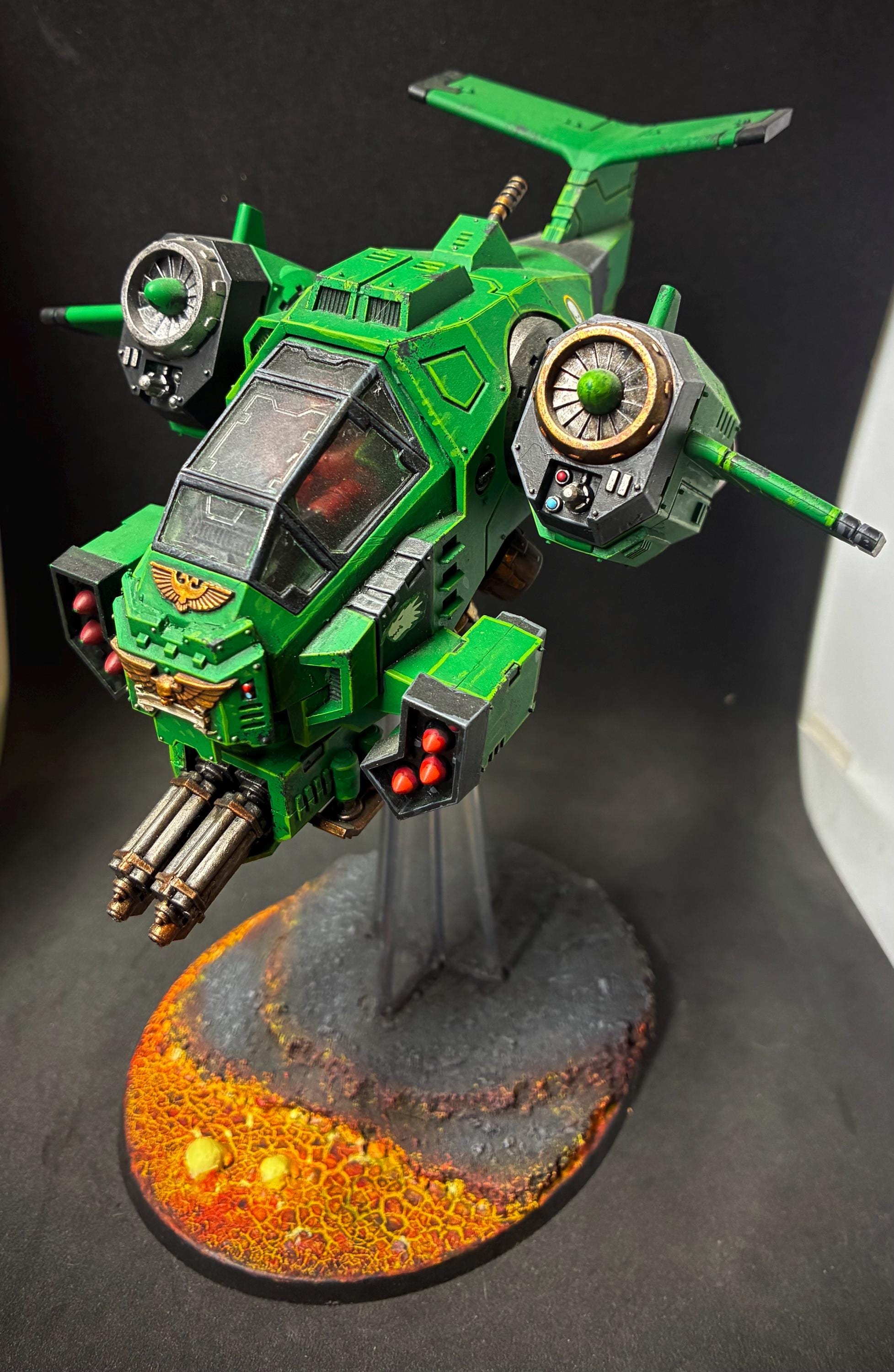 Original, Warhammer 40K Storm Talon Gunship - Painted